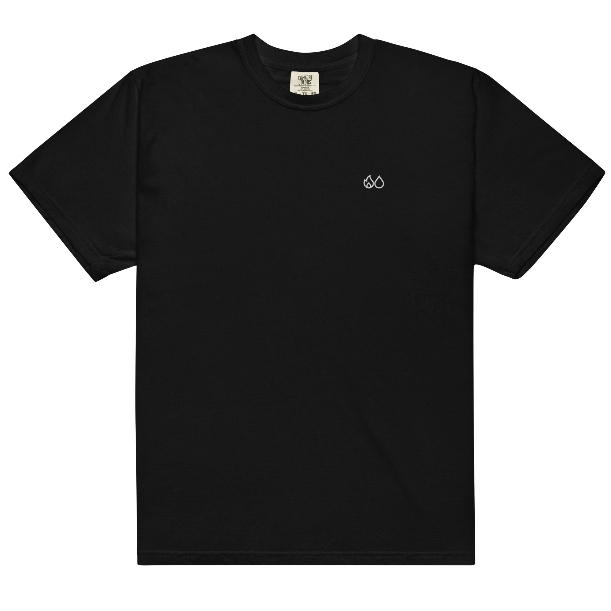 Unisex Shirt with "Robust Droplet" on the upper left hand pocket