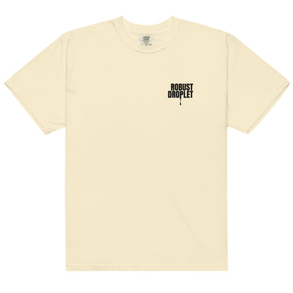 Unisex Shirt with "Robust Droplet" on the upper left hand pocket